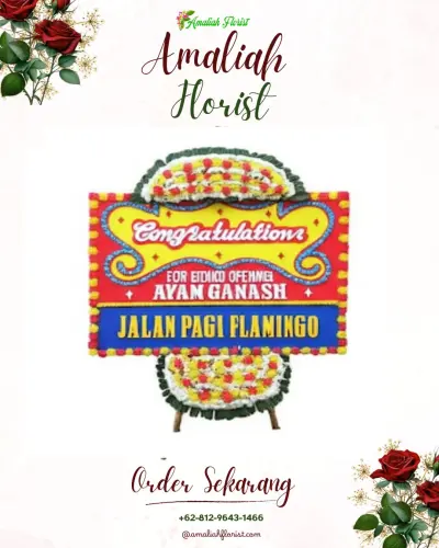 Bunga Papan Congratulation di Subangjaya